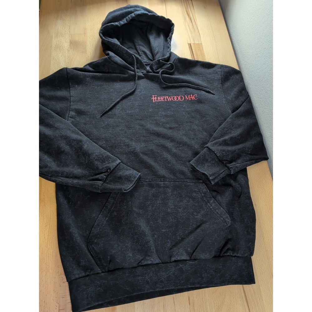 FLEETWOOD MAC On Tour Hoodie Black Hooded Sweatshirt Small